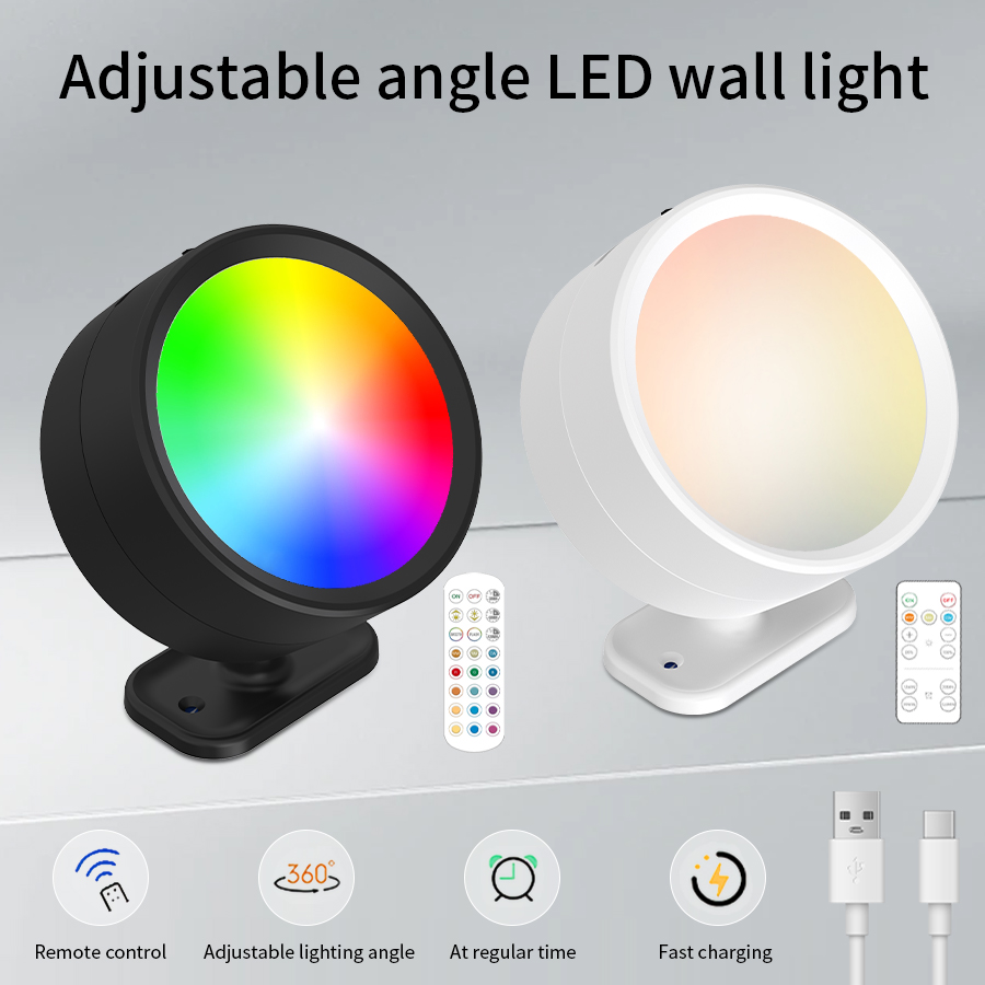 Gaming Accessories Wall - Modern Magnetic Wall Lights LED Wall