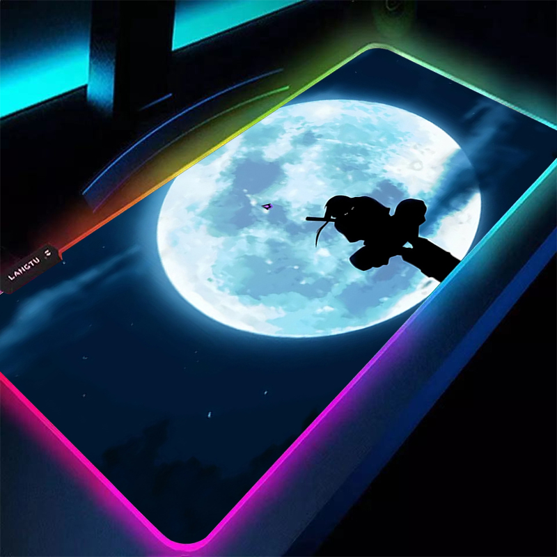 Gaming Accessories Setup - RGB Large Mouse Pad 90x40cm Naruto
