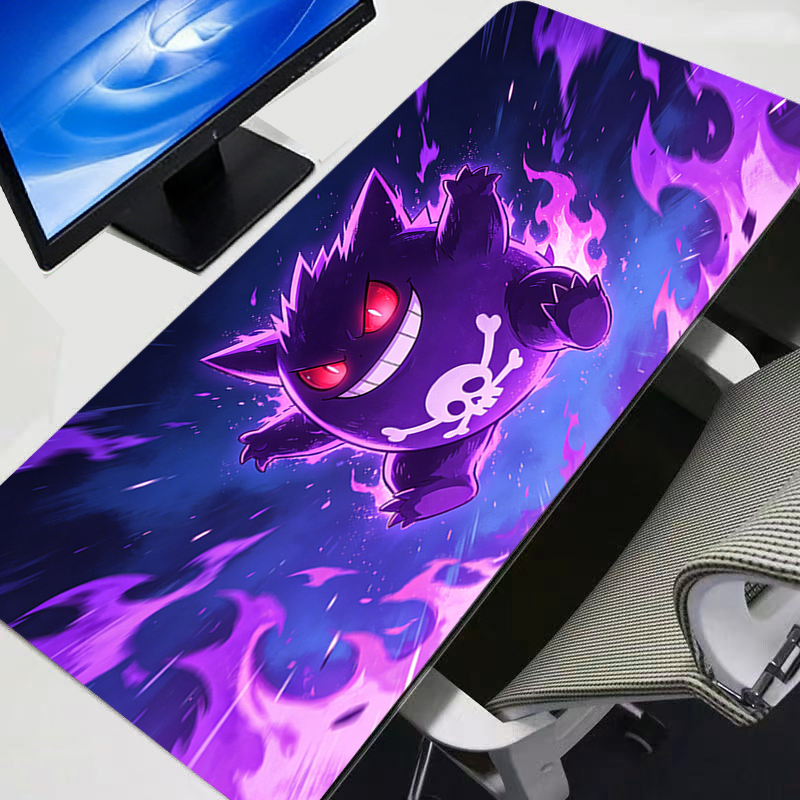 Gaming Accessories Keyboards - Mouse Pad Gengar Pokemon Pikachu Anime