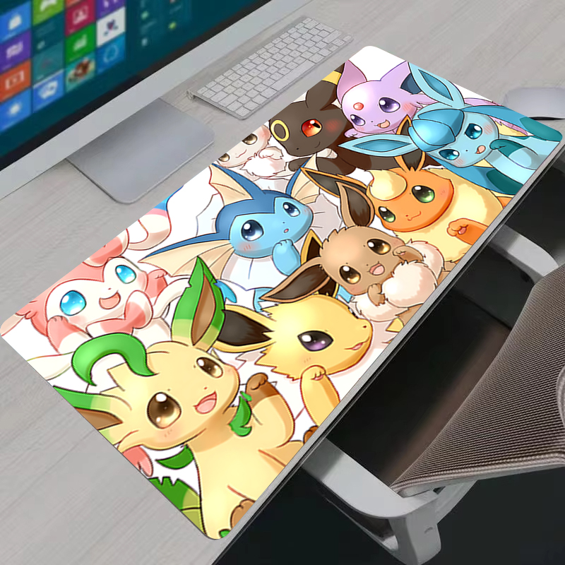 Gaming Accessories Women - Mouse Pad XXL Jolteon Anime Kawaii