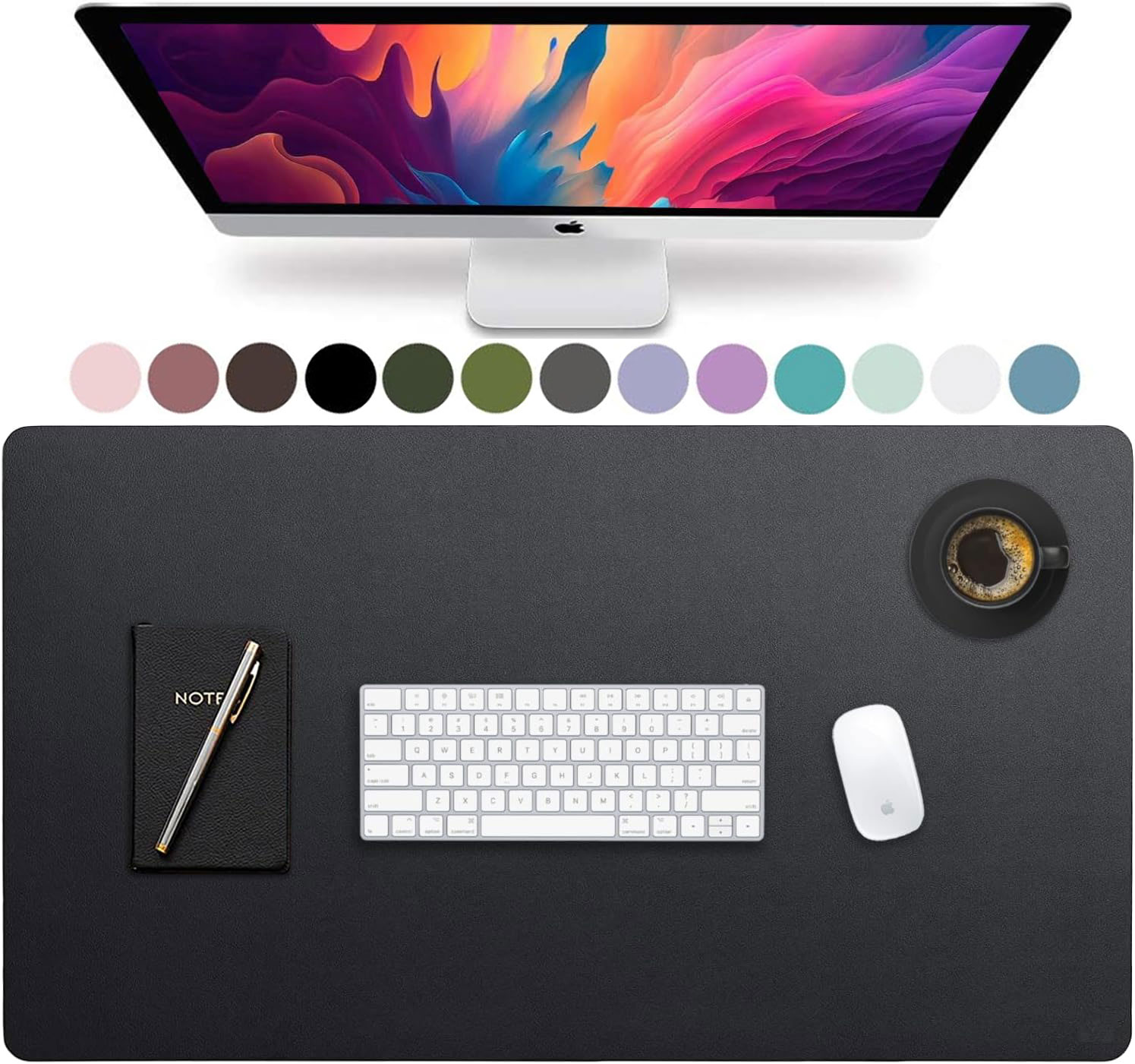Gaming Accessories Women - Large Size Leather Desk Pad,Office Desk