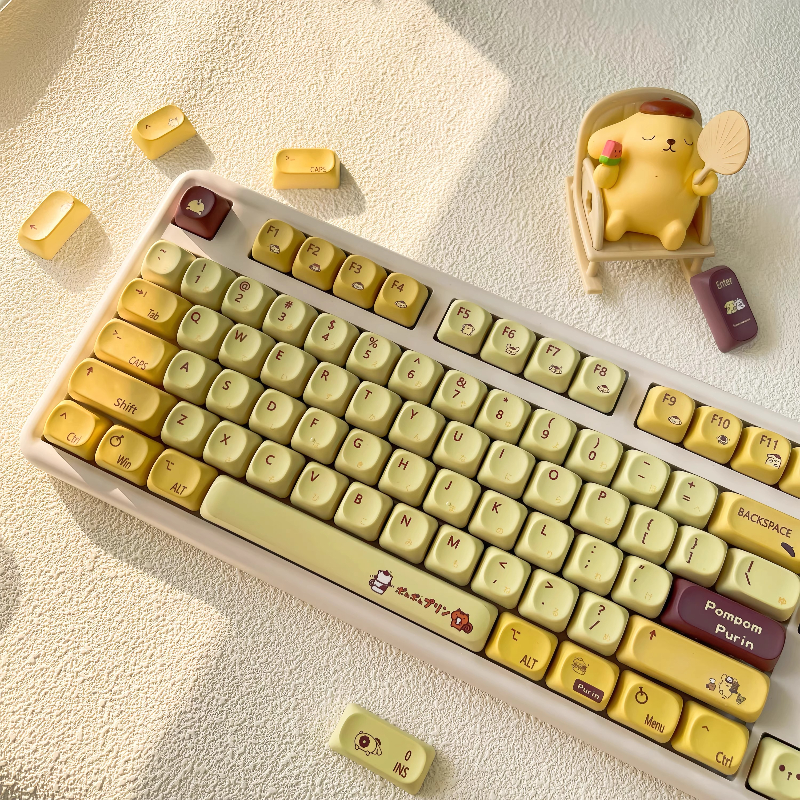 Gaming Set Accessories - PomPomPurin Keycap Set for Gaming Mechanical
