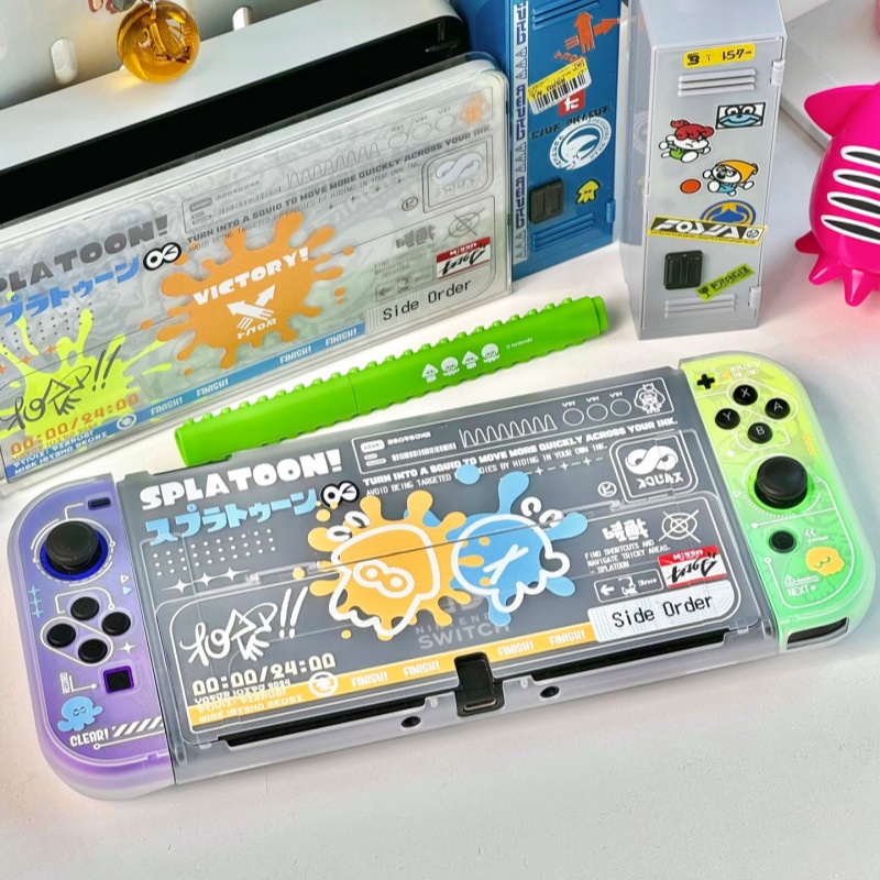 Gaming Handheld Accessories - Splatoon 3 Switch 2 Gen Split