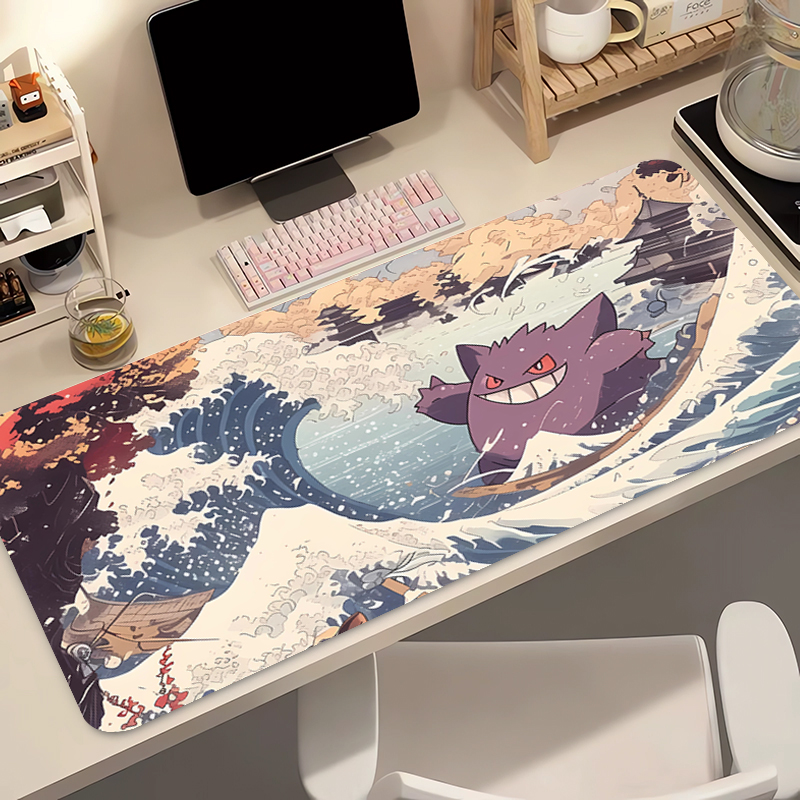 Gaming Accessories Keyboards - Anime Mouse Pad 90x40cm Pokemon Gengar