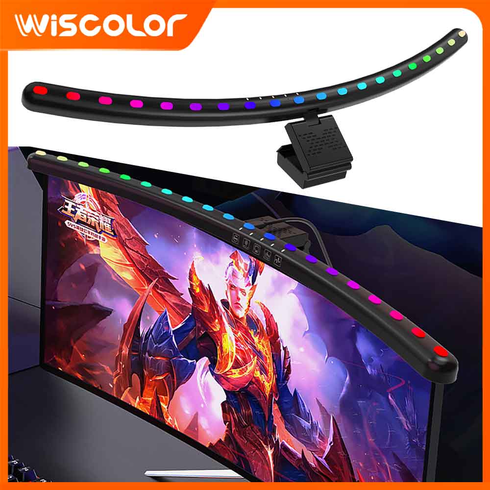 Accessories For Your Gaming Room - RGB Light Bar Monitor Smart Setup
