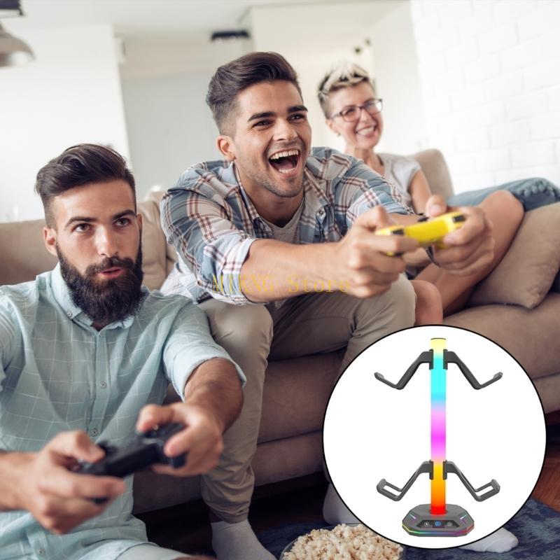 LED Headphone Stand Gaming Con - Gaming Accessories Best avaliação e preço