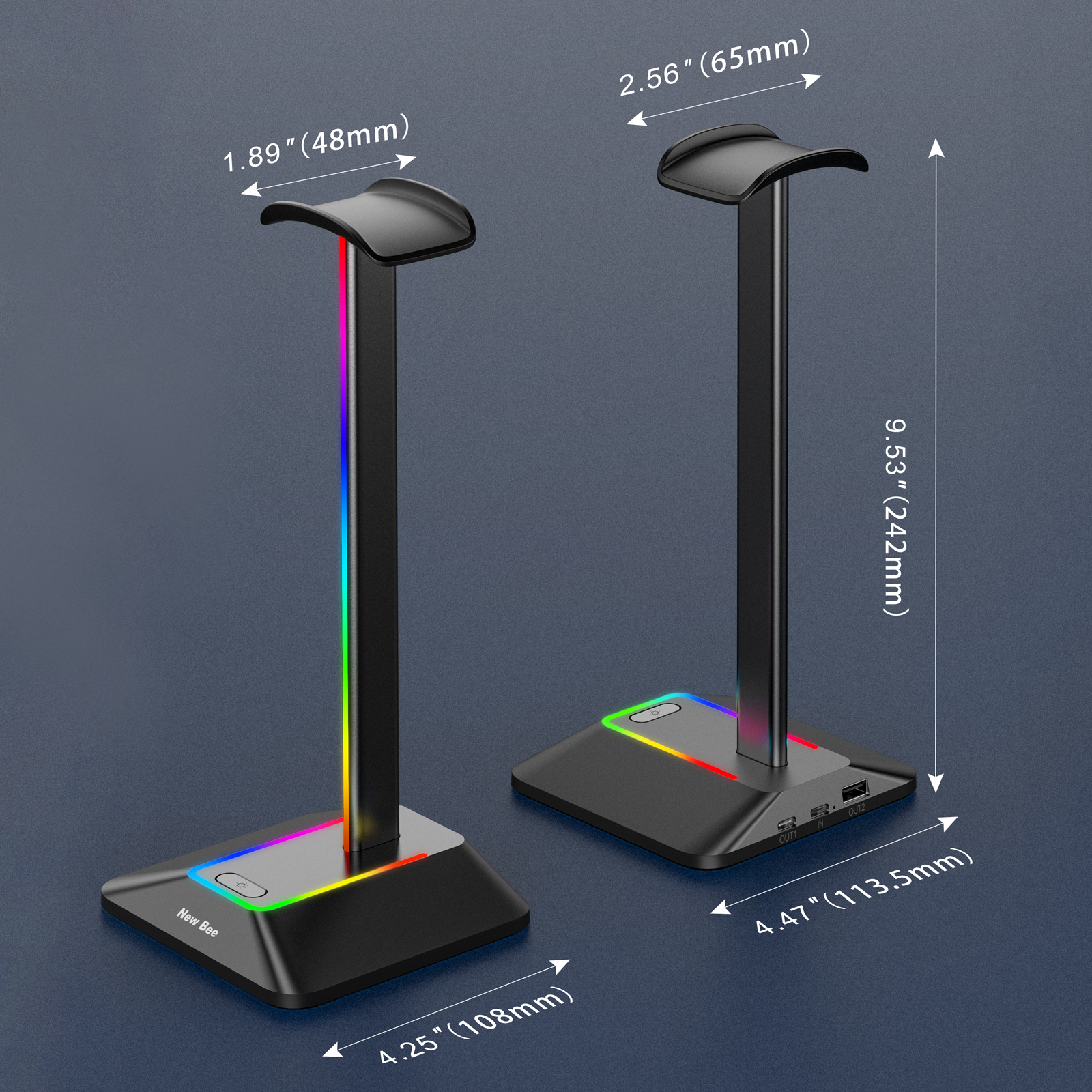 New Bee Z8 RGB Headphones Stan - Gaming Set Accessories avaliação e preço