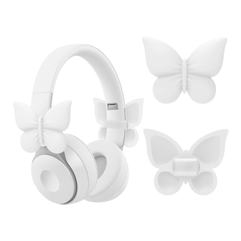  2Pcs Silicone Bowknot Earbuds - Gaming Accessories Women avaliação e preço