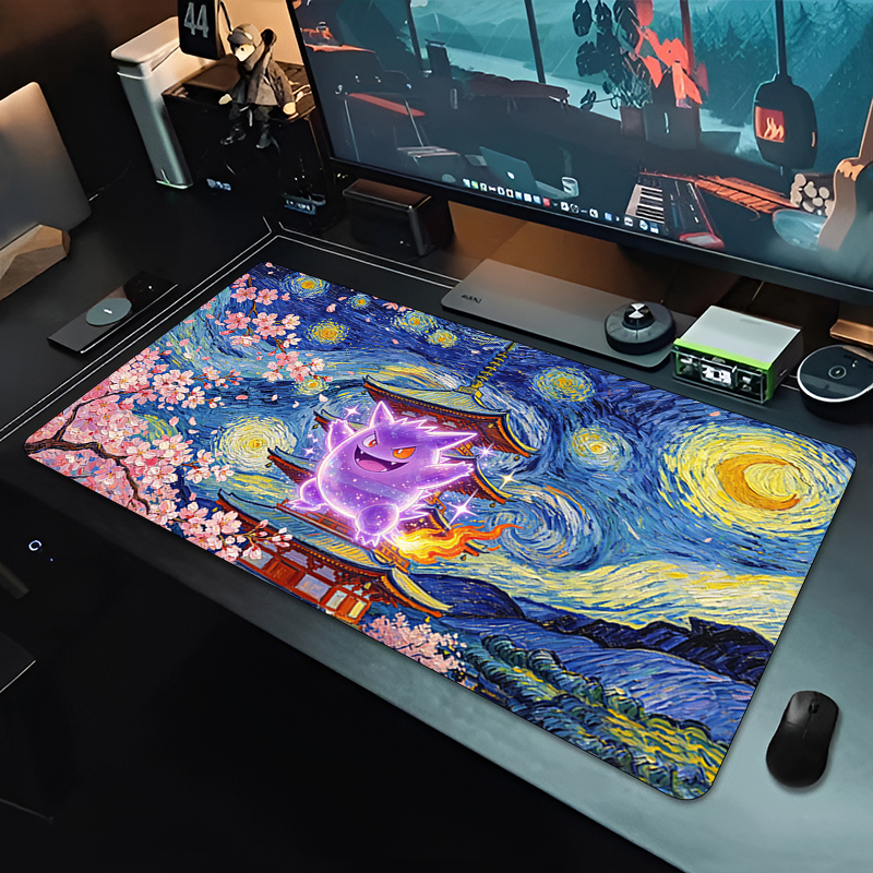 Anime Mouse Pad Pokemon Gengar - Gaming Accessories Keyboards avaliação e preço