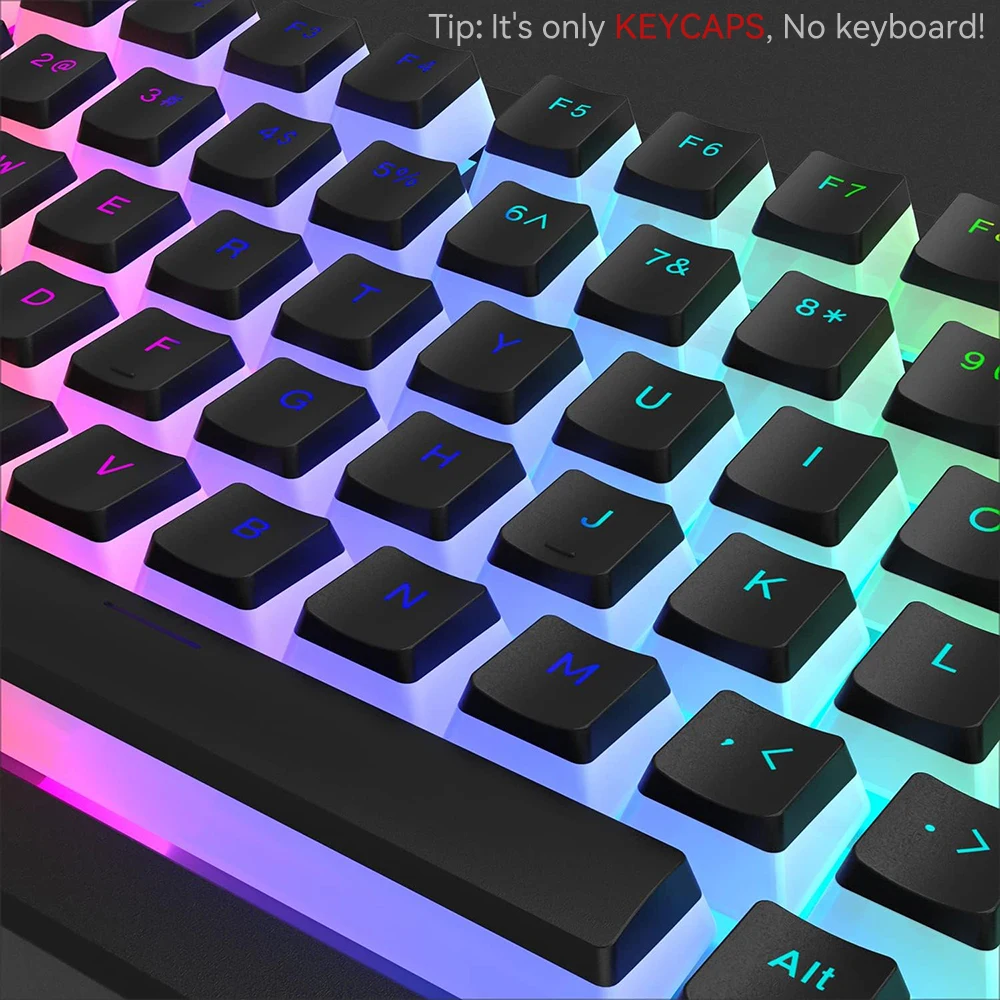 New Pudding PBT Keycaps 129 Ke - Gaming Accessories Razer avaliação e preço