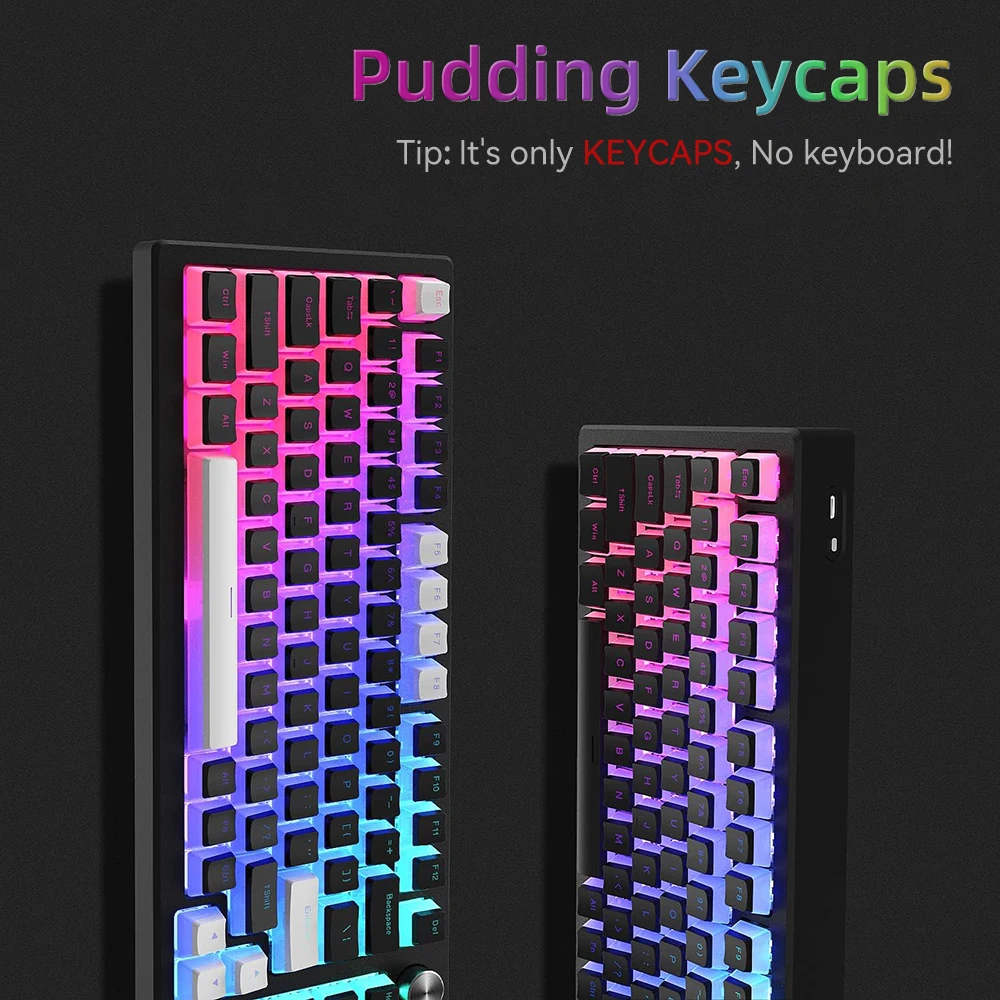 New Pudding PBT Keycaps 129 Ke - Gaming Accessories Razer avaliação e preço