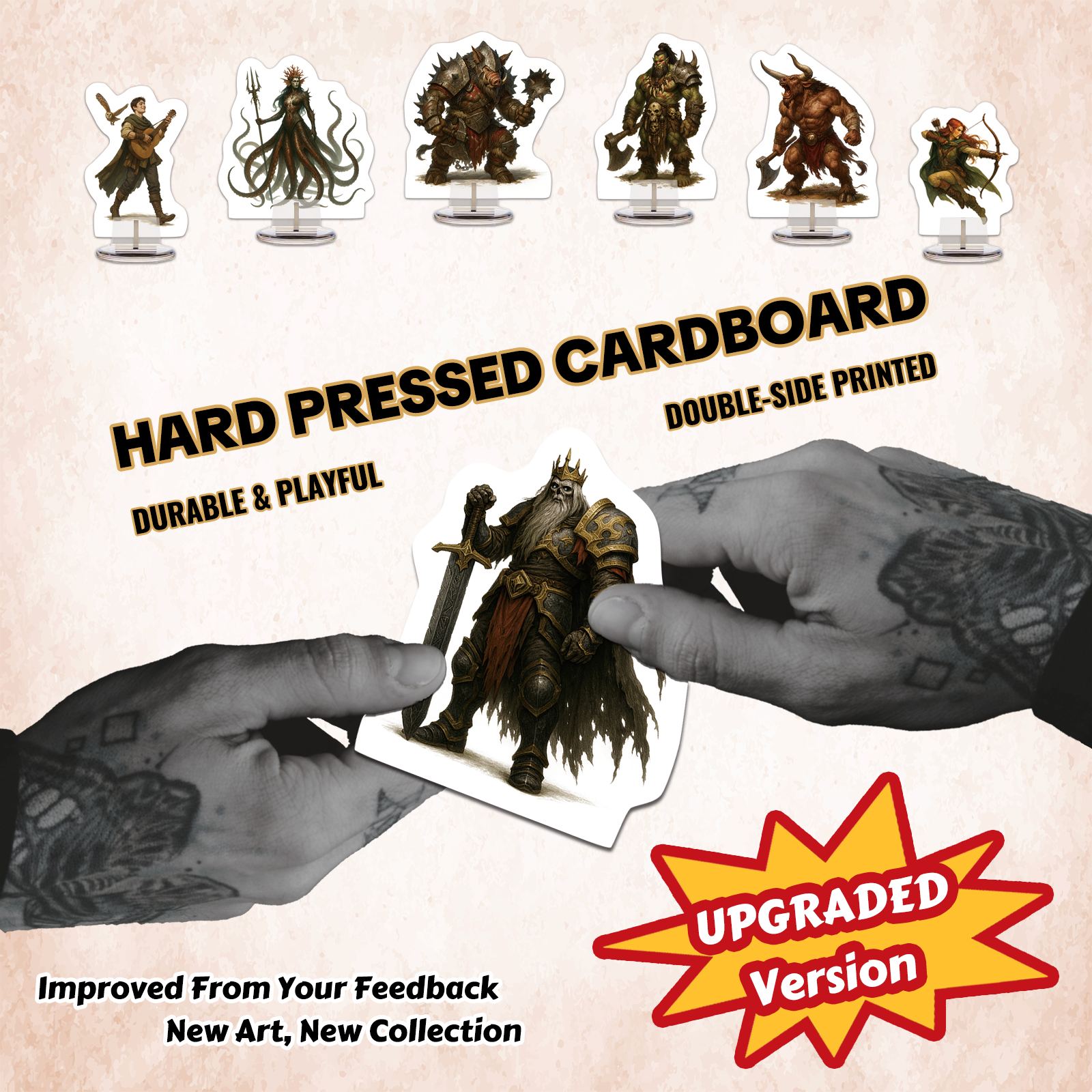 2D Tabletop RPG Board Game Min - Gaming Set Accessories avaliação e preço