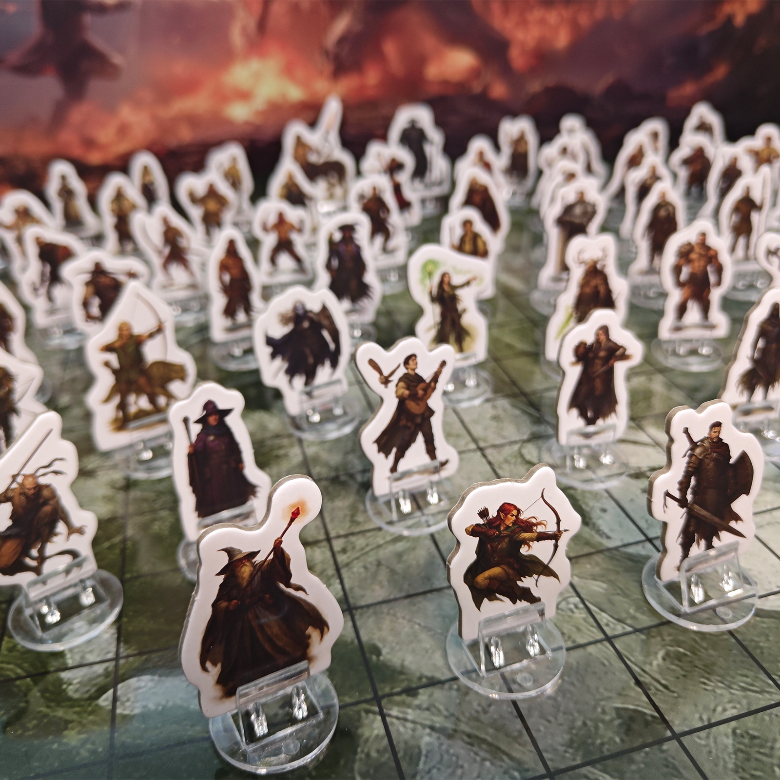 2D Tabletop RPG Board Game Min - Gaming Set Accessories avaliação e preço