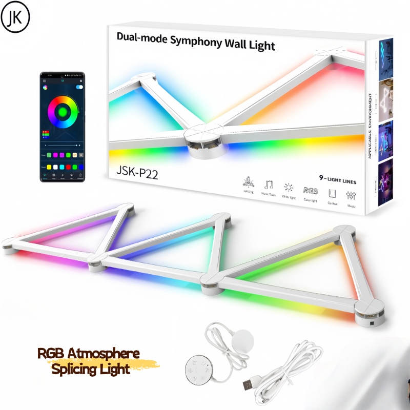 New Free Splicing DIY RGB Colo - Gaming Accessories Wall avaliação e preço