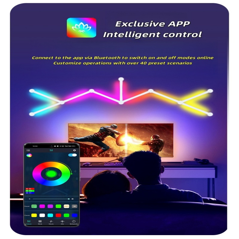 New Free Splicing DIY RGB Colo - Gaming Accessories Wall avaliação e preço