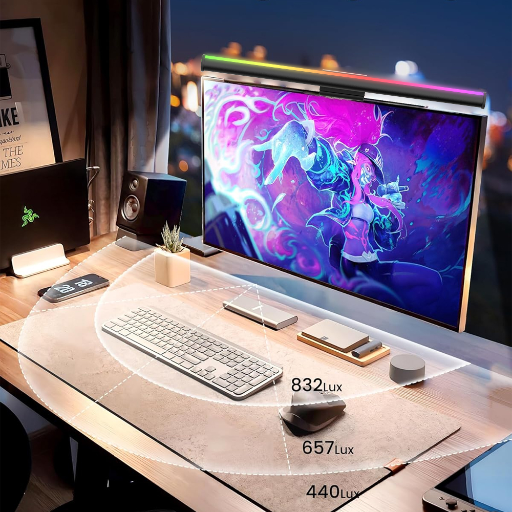 Screen Hanging Lamp Monitor Li - Gaming Accessories Wall avaliação e preço