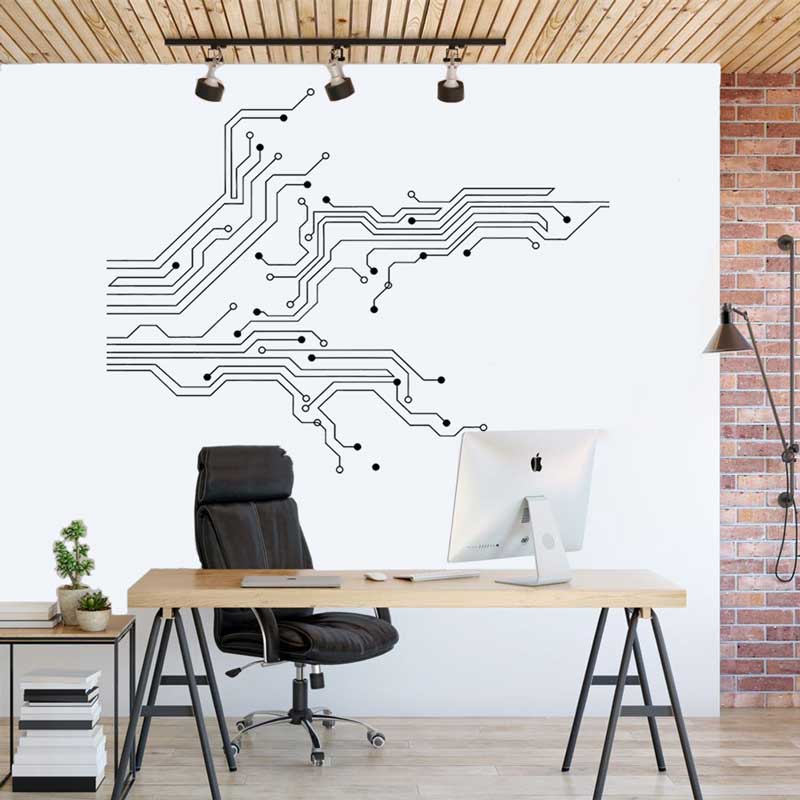 Technology Circuit Board Wall  - Gaming Accessories Wall avaliação e preço