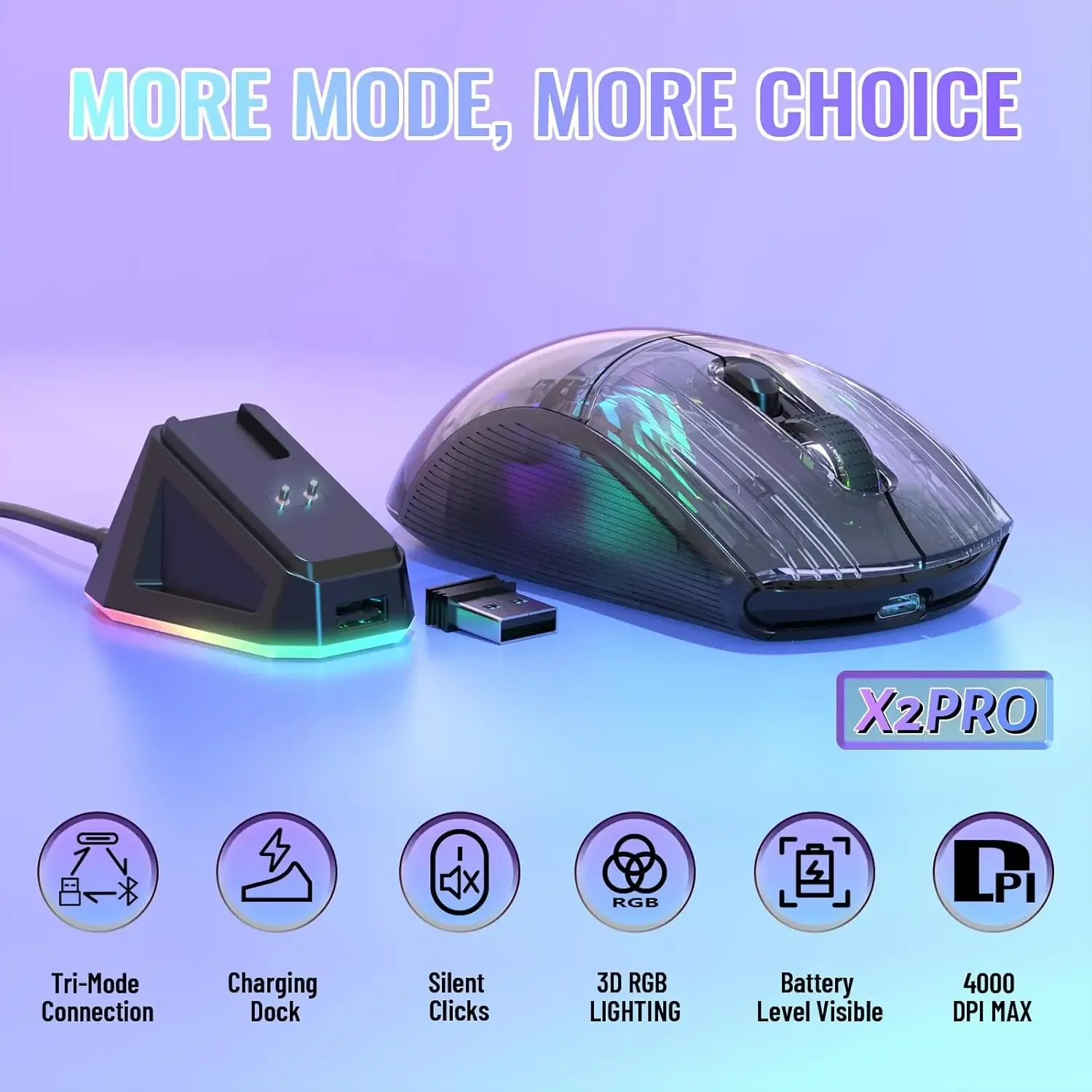 ATTACK SHARK X2 Pro Triple Mod - Gaming Accessories avaliação e preço