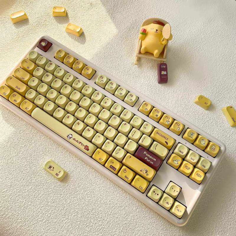 PomPomPurin Keycap Set for Gam - Gaming Set Accessories avaliação e preço