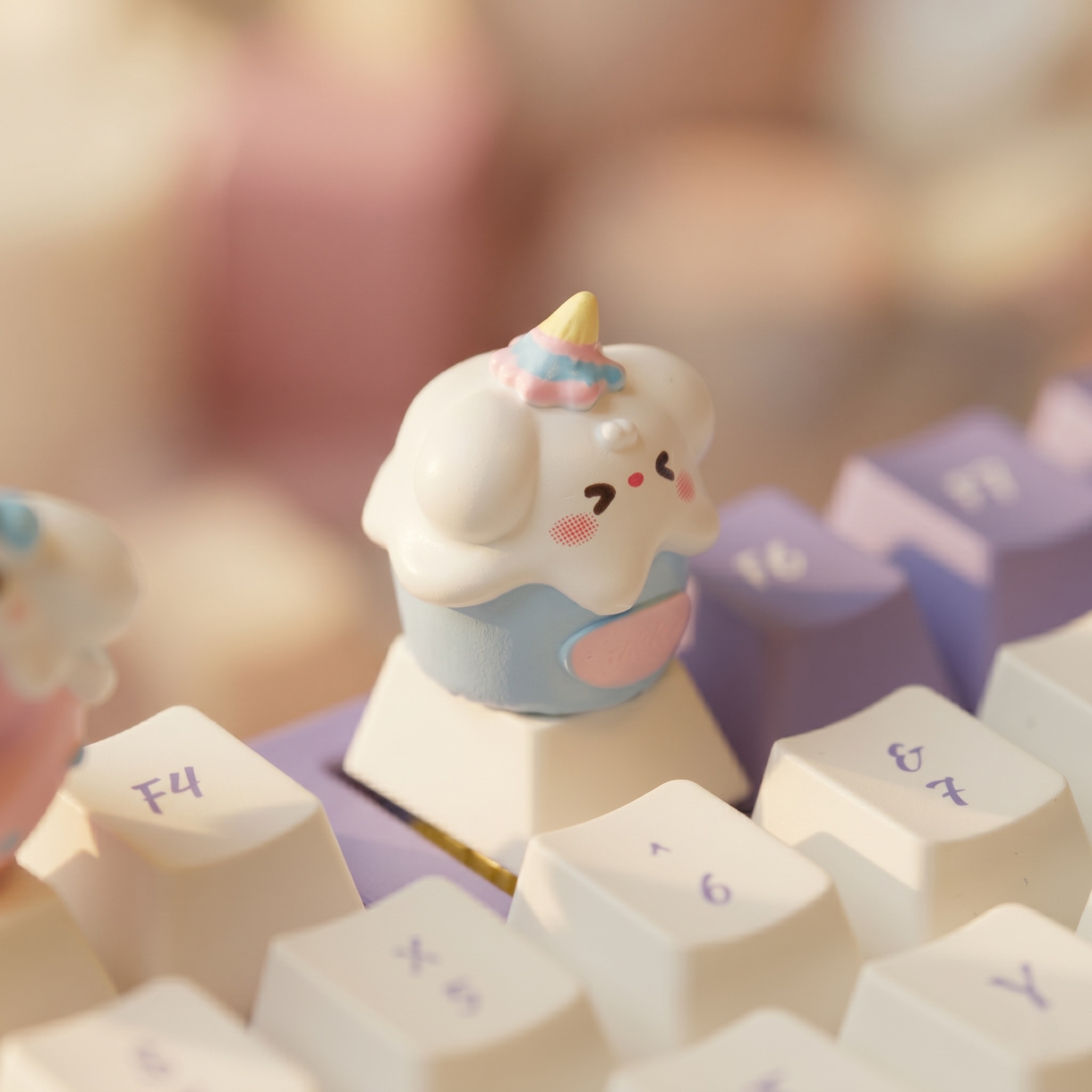 Cute Cake Keycaps Set INS Styl - Gaming Set Accessories avaliação e preço