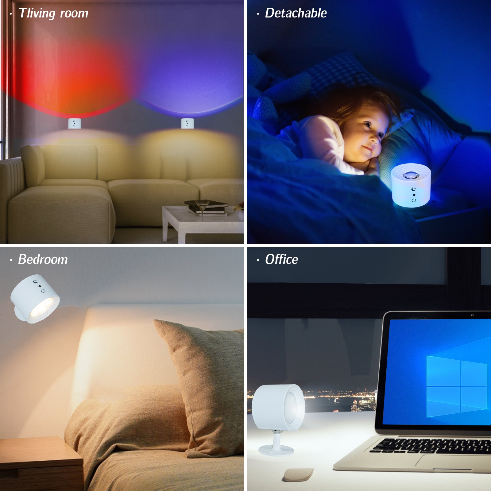 12 Color Wall Lamp Wireles Tou - Gaming Accessories Wall avaliação e preço