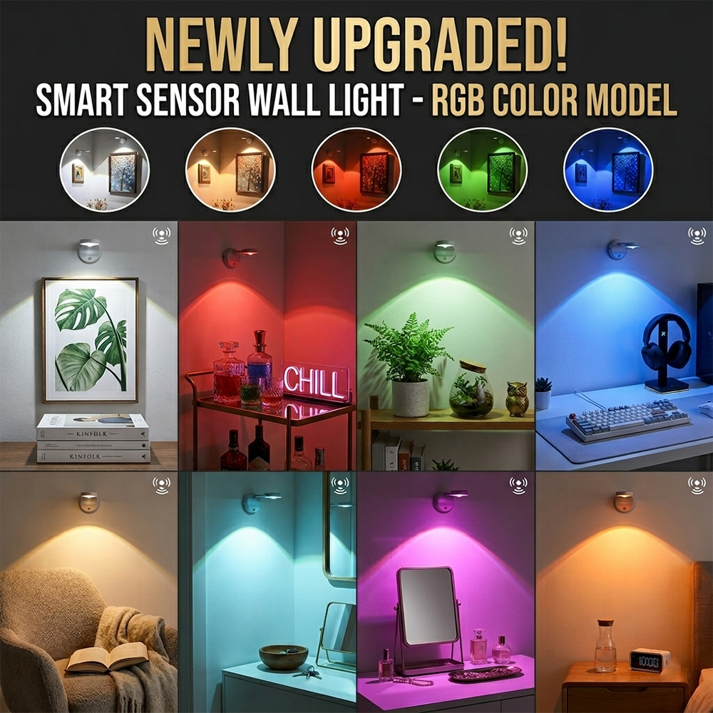 RGB LED Motion Sensor Wall Lam - Gaming Accessories Wall avaliação e preço