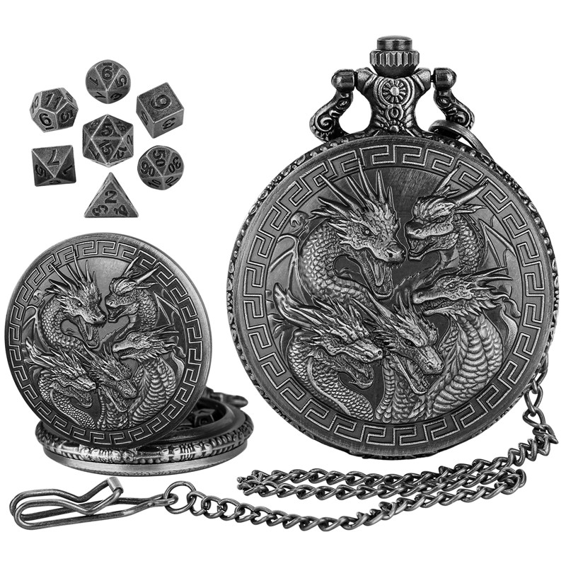 Steampunk Five Dragon Head Poc - Gaming Set Accessories avaliação e preço