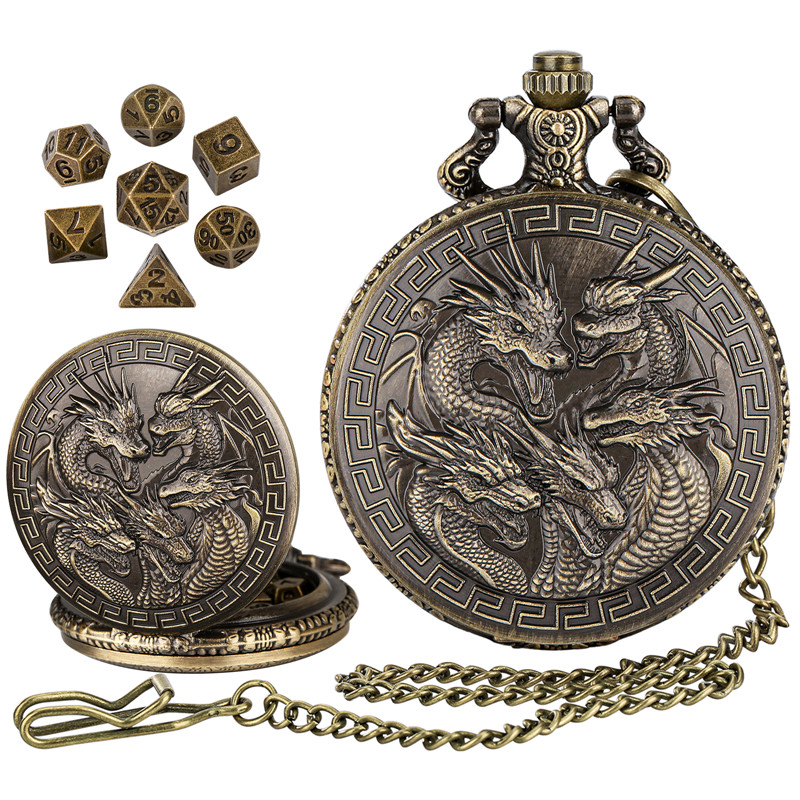 Steampunk Five Dragon Head Poc - Gaming Set Accessories avaliação e preço