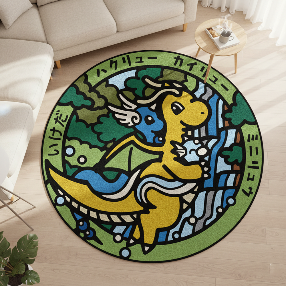 Pokemon Dragonite Anime Rug Ka - Accessories For Your Gaming Room avaliação e preço