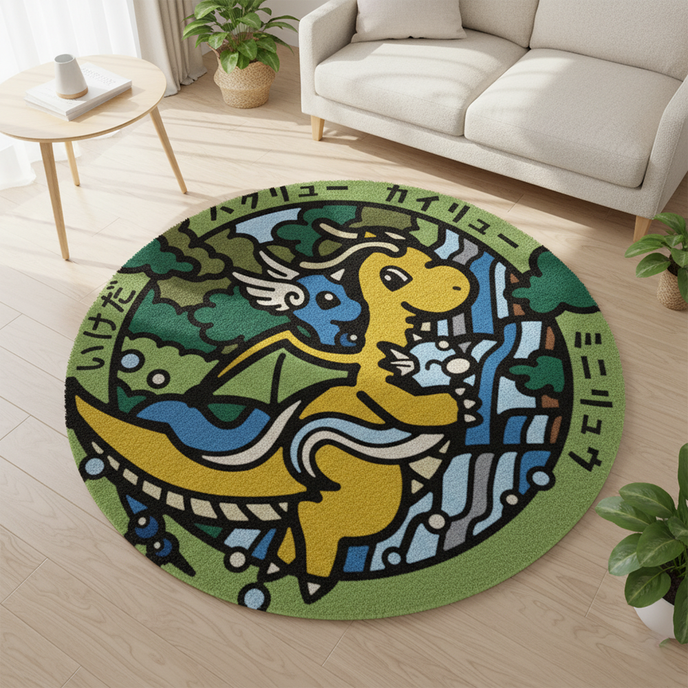 Pokemon Dragonite Anime Rug Ka - Accessories For Your Gaming Room avaliação e preço