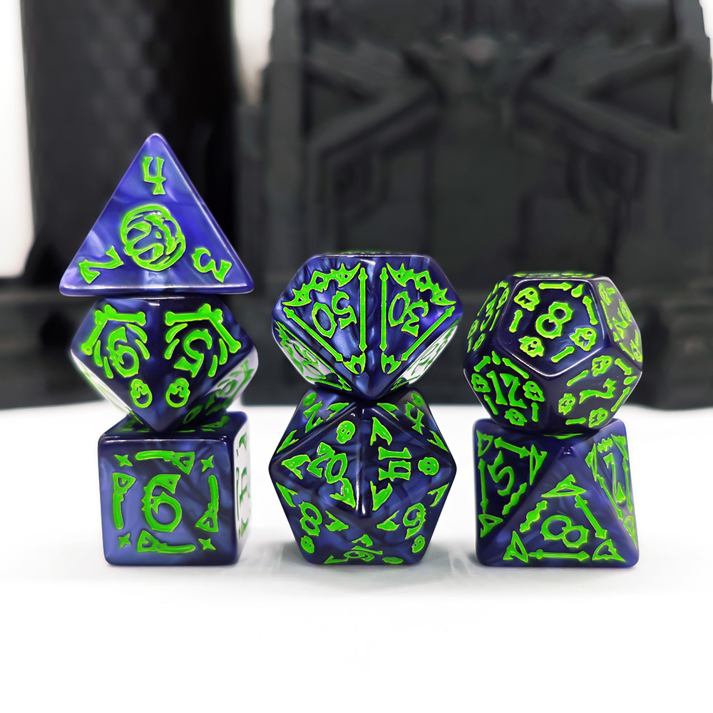 Cthulhu Dark Blue & Neon Green - Gaming Set Accessories avaliação e preço