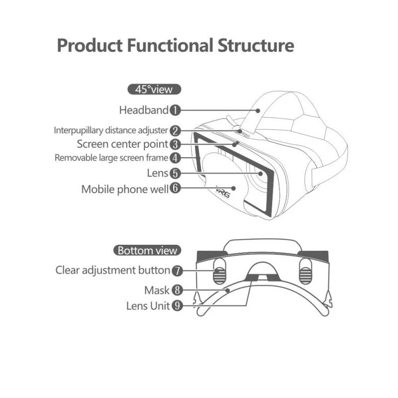 VRG Pro Virtual Reality VR Gla - Gaming Accessories Mobile avaliação e preço