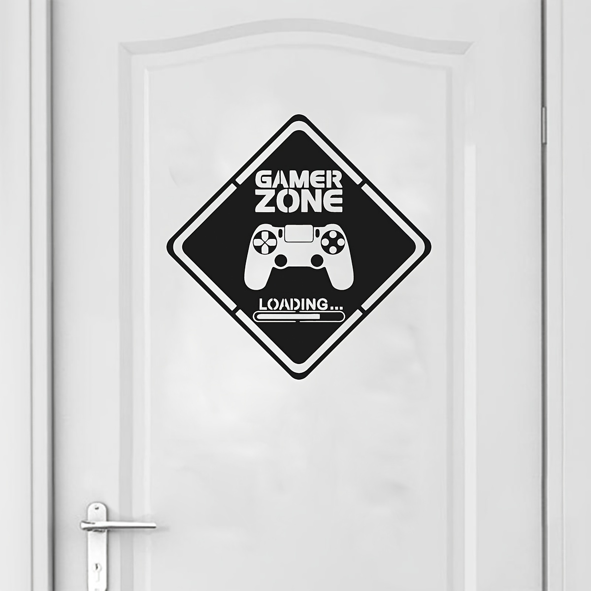 1pc Gamer Zone Door Decal Wall - Gaming Accessories Wall avaliação e preço