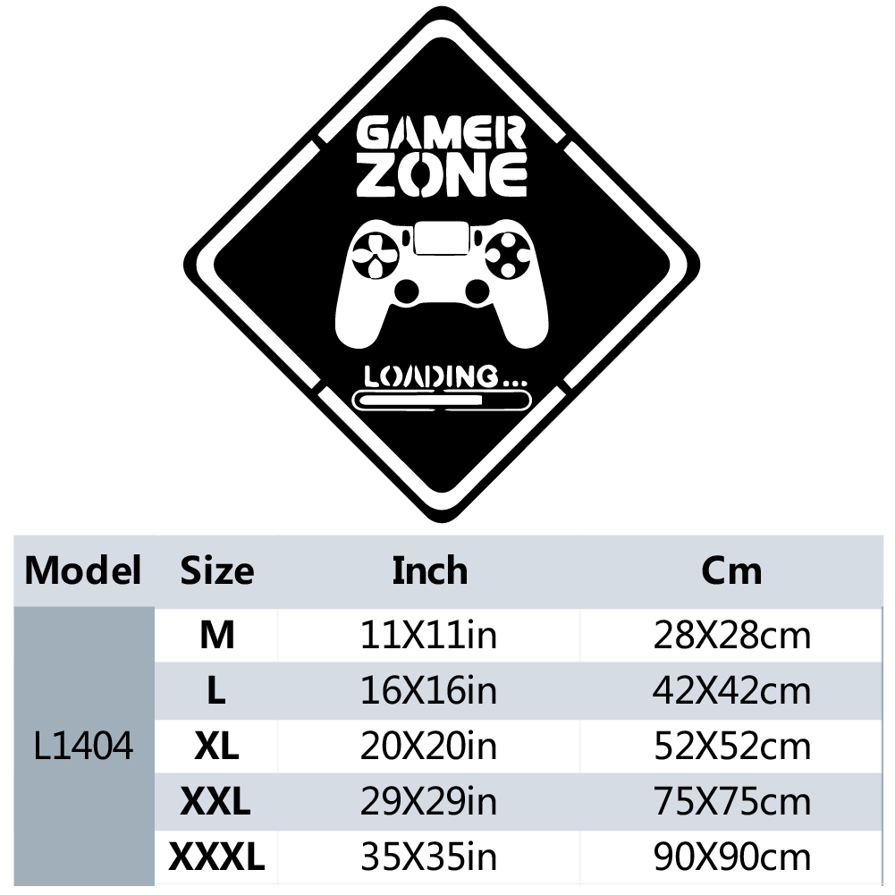 1pc Gamer Zone Door Decal Wall - Gaming Accessories Wall avaliação e preço
