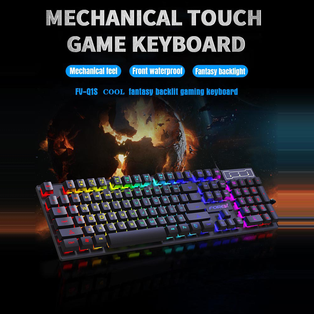 104 Keys Mechanical feel Keybo - Gaming Accessories Razer avaliação e preço