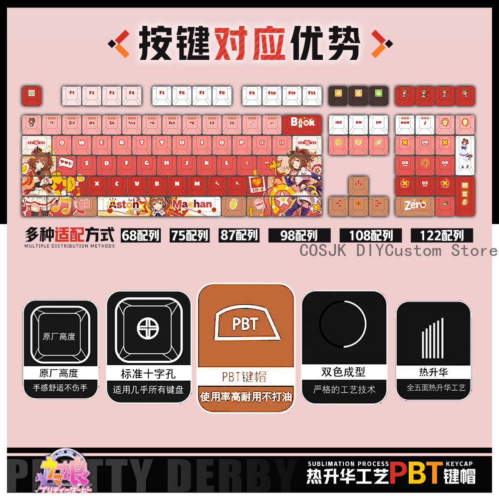 122 Keys Anime Umamusume: Pret - Gaming Accessories Gamestop avaliação e preço