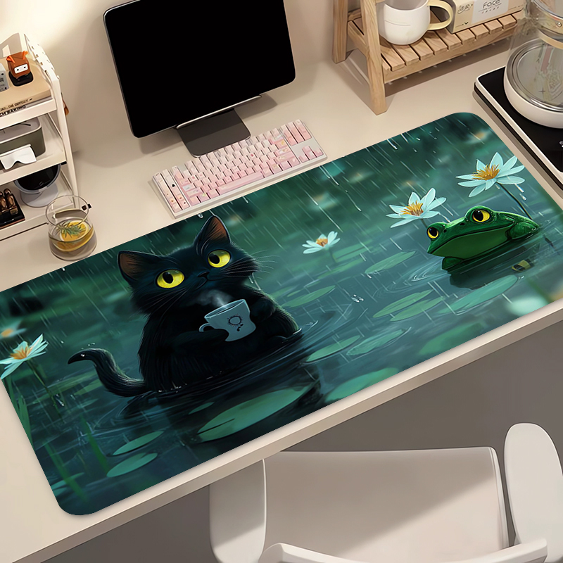 Kawaii Black Cat Silicone Soft - Gaming Accessories Women avaliação e preço