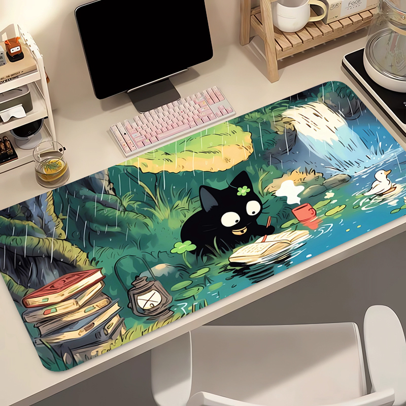 Kawaii Black Cat Silicone Soft - Gaming Accessories Women avaliação e preço