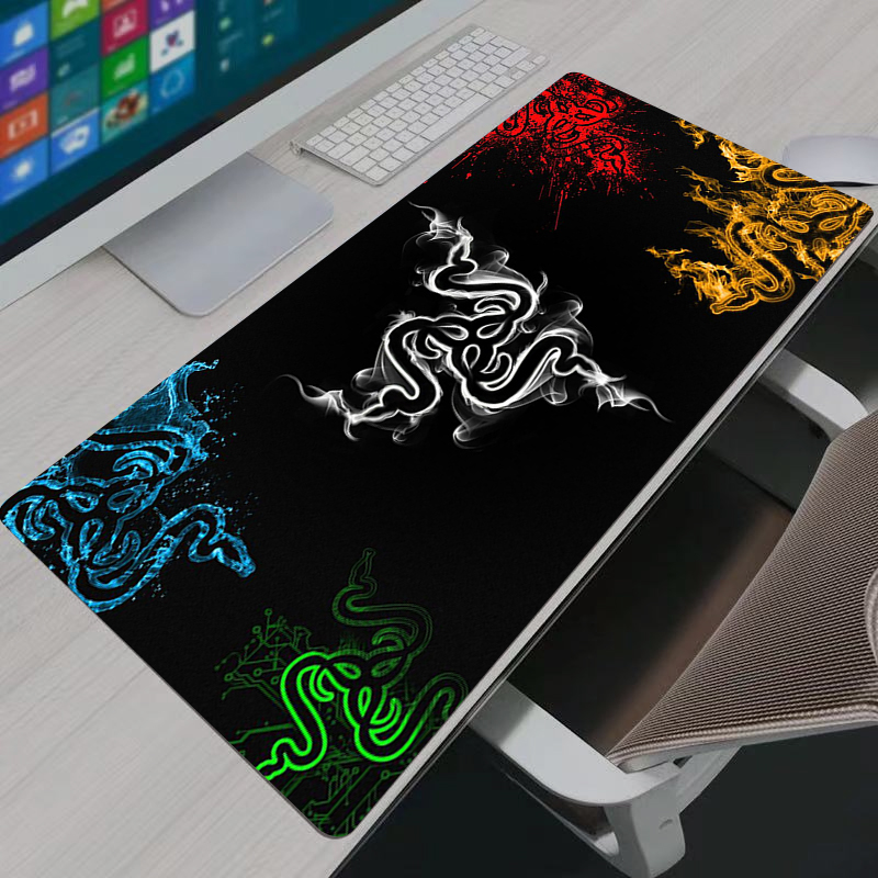 Large Razer LOGO Mouse Pad Off - Gaming Accessories Razer avaliação e preço