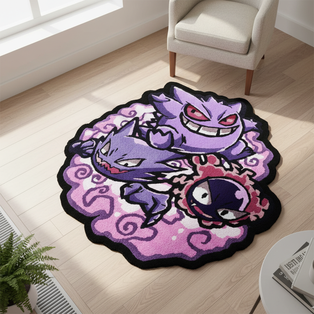 Anime Pokemon Rug, Gengar Haun - Accessories For Your Gaming Room avaliação e preço