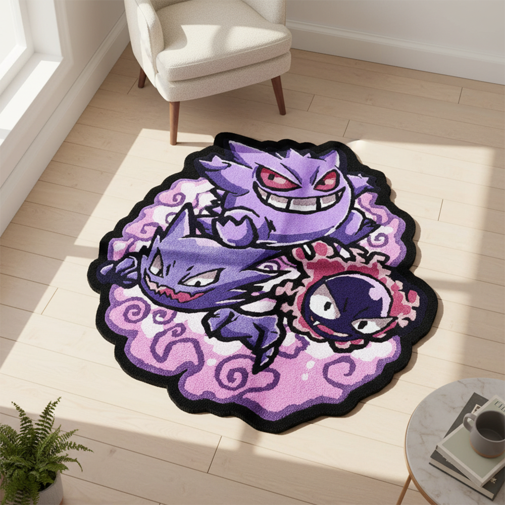 Anime Pokemon Rug, Gengar Haun - Accessories For Your Gaming Room avaliação e preço