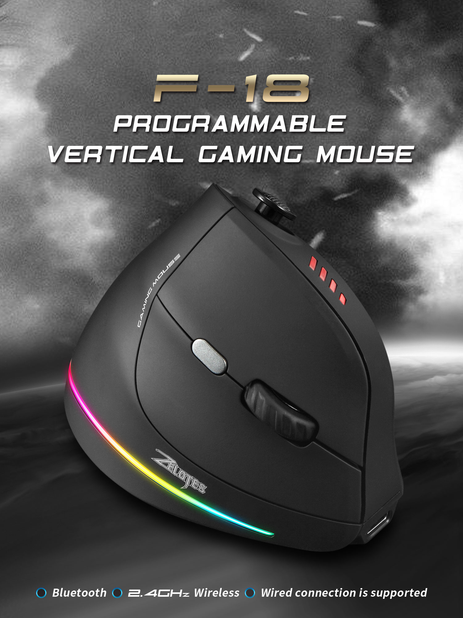 Jomaa RGB Backlit Wireless Ver - Gaming Accessories avaliação e preço