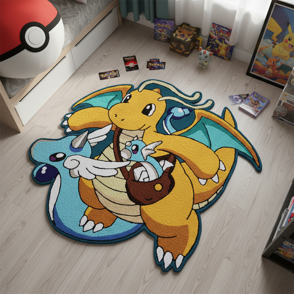 Cartoon Pokemon Blanket Dragon - Accessories For Your Gaming Room avaliação e preço
