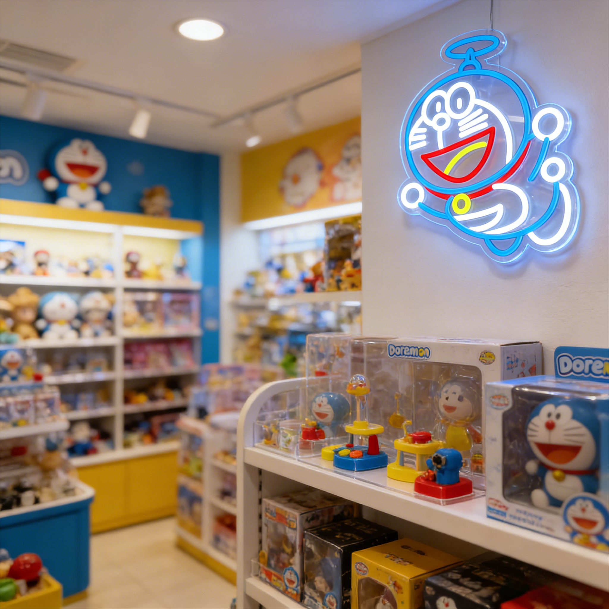 Doraemon Neon Sign LED USB Dim - Accessories For Your Gaming Room avaliação e preço